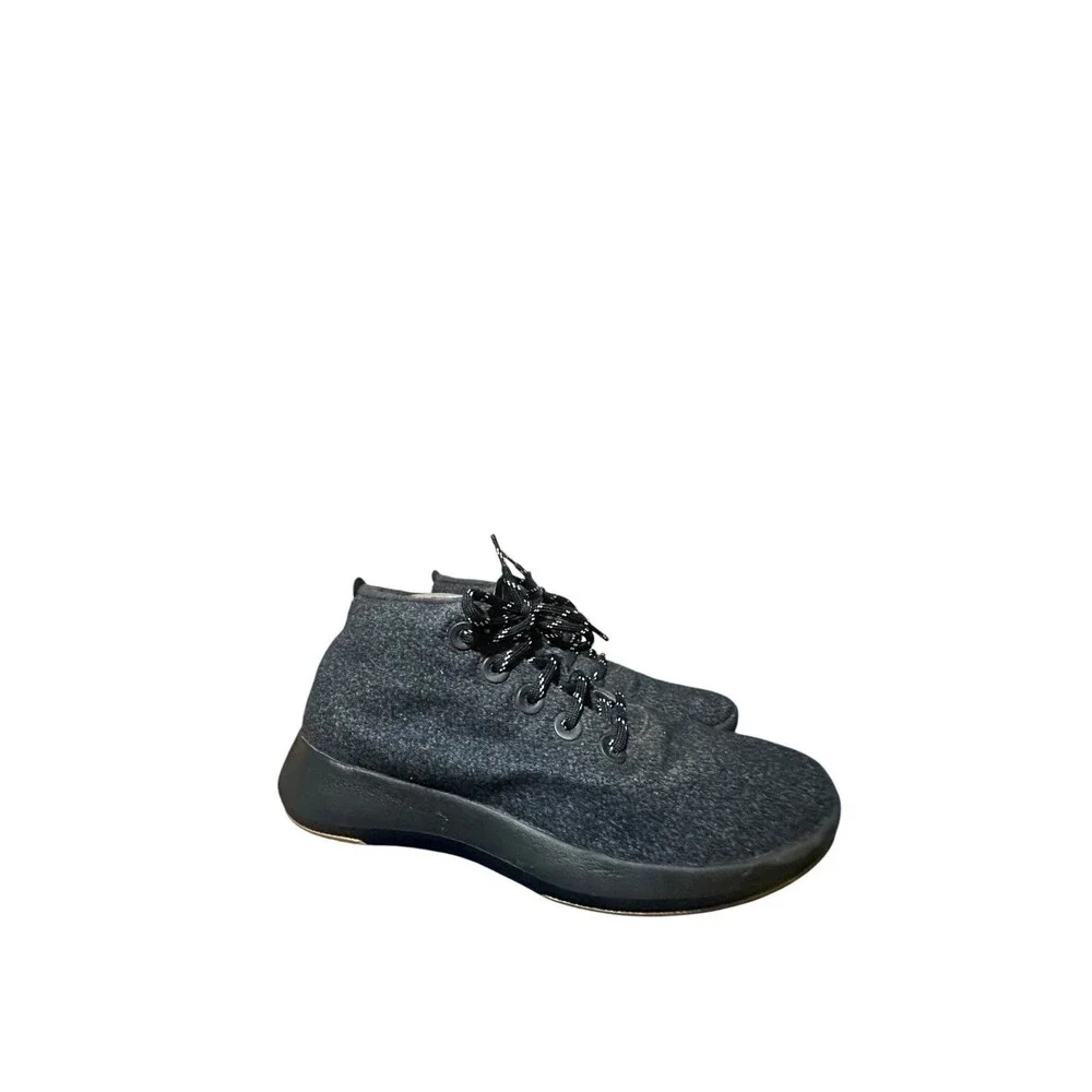 Allbirds Boot Mens 11 Black Wool Lined Mizzle Mid Lace Up Sneakers Made In Korea